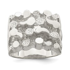 Sterling Silver Men's Nugget