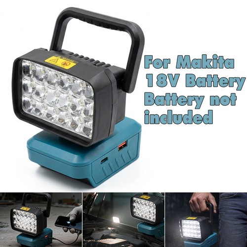 Led work light for - makita, 18v