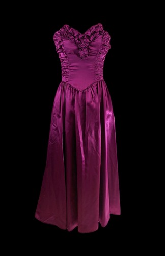1980s heart shaped strapless - heart,