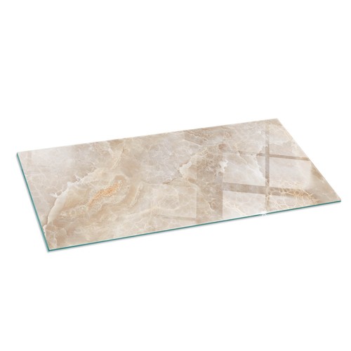 Toughened glass hearth - toughened,