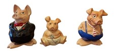 NatWest Piggy Banks – Sir Nathaniel, Maxwell & Early Unmarked Woody – Repaired