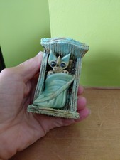 Yare Designs Baby  Dragon In A Crib / Cot With Leaf Blanket.