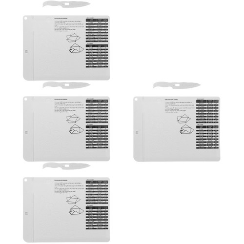 4sets portable white abs - white,