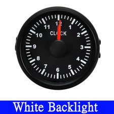 52mm Clock Gauge White