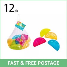 12 Coloured Plastic Ice Cubes Lemon Reusable Ice Cubes Cool Cold Drinks Freezer