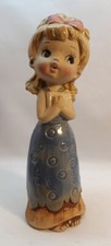 Vintage SIGNED CERAMIC GIRL