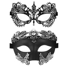 Men Women Couple 2pc Masquerade Masks Roman Greek God Party Costume Cosplay Mask