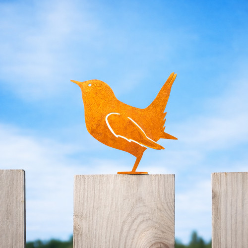 Rusty metal bird - rusty, vintage