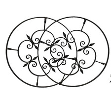 Pair gothic wrought iron - pair,