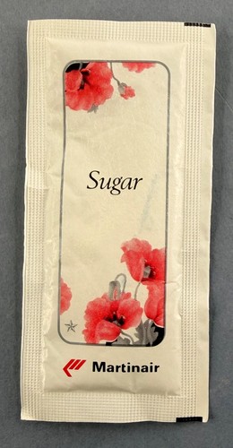 Martinair airline sugar packet - martinair,