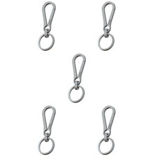 5pcs Titanium Alloy Key Buckle