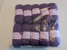 250G SIRDAR SNOWFLAKE – 662 PLUM purple – KNITTING WOOL YARN – DK 4mm – fleece