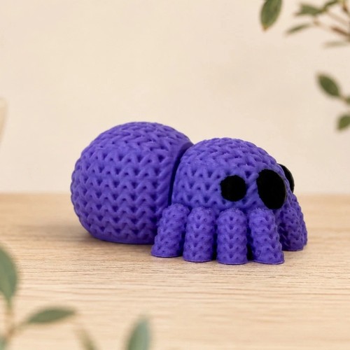 Spider purple ornament - spider,