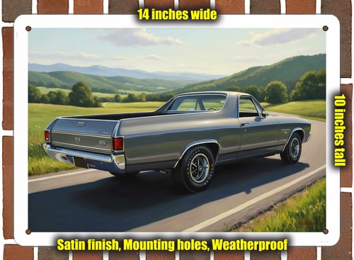 Metal sign 1970 chevrolet - sign,