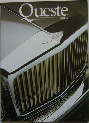 Queste magazine 1985 bentley - magazine,