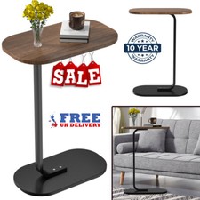 C-Shaped Compact Sofa Side End