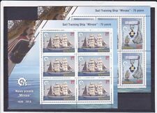 Romania STAMPS 2014 Sailing training ships sheets Mircea MNH helm medals Corabia