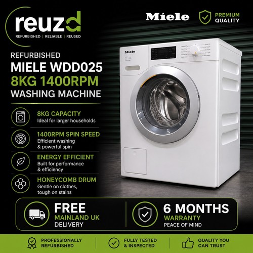 Refurbished miele wdd025 8kg - refurbished,