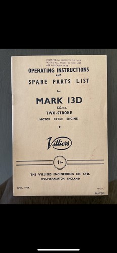 Villiers mark 13d 122cc - mark,