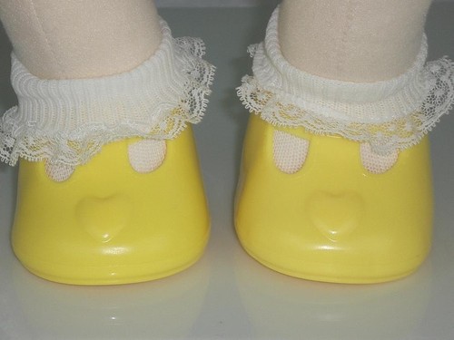 Child dolls yellow heart - my,