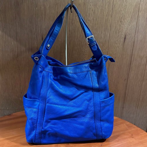 Presa cobalt blue leather tote - blue,