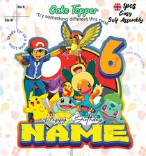 Personalised POKEMON cake
