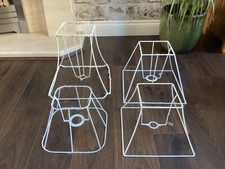 4 x Square Lampshade Frames for upcycle crafts