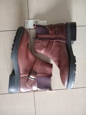 Marks And Spencer’s Women Brown Leather Ankle Boots Size 6 Uk