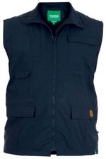 D555 MENS EXTRA TALL MULTI POCKETS HUNTING WAISTCOAT (JAKE) IN NAVY,SIZE LT-3XLT