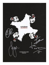 KASABIAN ENTIRE GROUP AUTOGRAPHED SIGNED A4 POSTER PHOTO PRINT