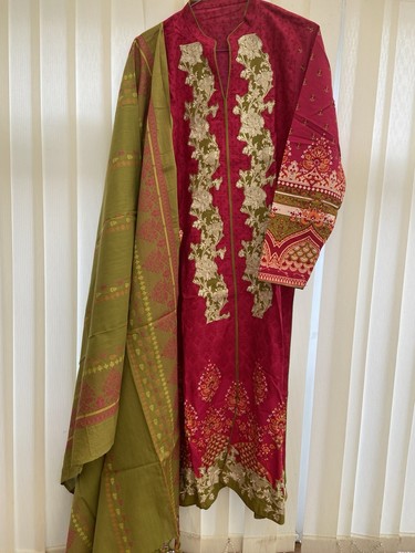 Cotton embriodered kameez - embriodered,