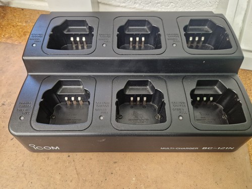 Icom 121n six bank charger - bank,