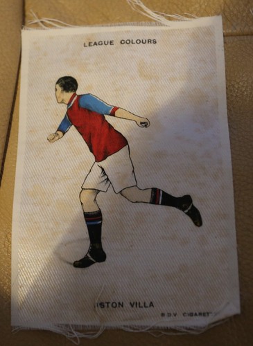 Aston villa 1920 silk - aston,