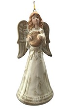 Gisela Graham Ceramic Fairy Angel Hanging Tree Decoration Ex display