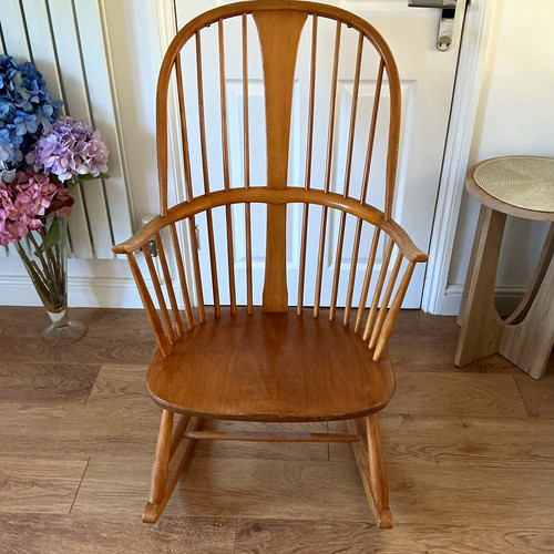 Ercol wooden rocking chair - ercol,