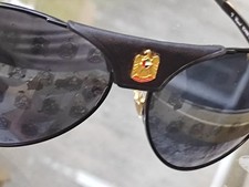 Chopard UAE Emblem National Day SCH958 Aviators Sunglass Black RAER