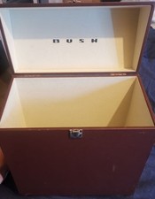 BUSH Record Carry DJ Storage Case Box 12 inch LP Vinyl - Holds 50 - 60