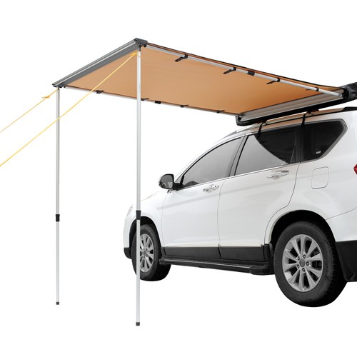 Beige retractable car side - beige,