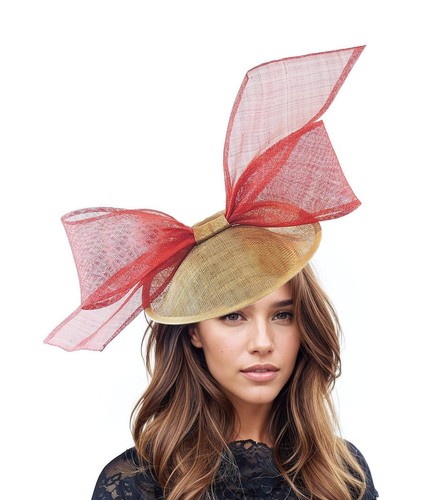Metallic gold red saucer - red,