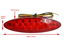 Mororcycle Tail Light Stop