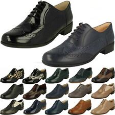 Ladies Clarks Lace Up Brogue