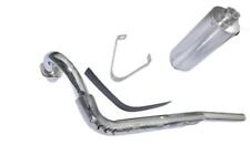 PIT BIKE CRF50 70 110CC 125CC 140CC CHROME COMPLETE EXHAUST / END CAN MUFFLER