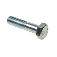 M20 x 120mm Hexagon Head High Tensile Bolt Grade 8.8 Steel DIN 931 - BZP