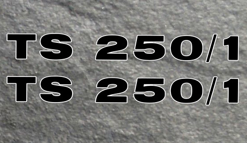 250 sticker - 250/1, •
