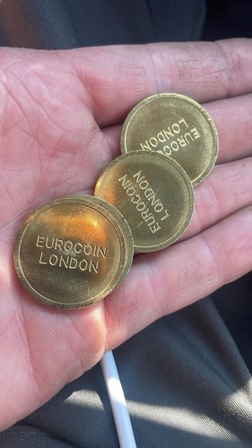 Eurocoin tokens shiny - x, 5