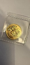 22ct gold half - half, coin