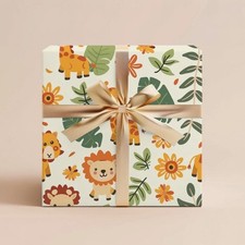Safari Animal Wrapping Paper
