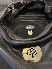 Mulberry Large Daria Hobo Bag Grey Leather Shoulder Bag