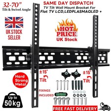 TV Wall Bracket Mount Tilt Full Motion for 32 40 42 50 55 58 60 65 70" Inch TVs