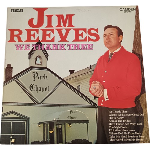 Jim reeves thank thee vinyl - reeves, we